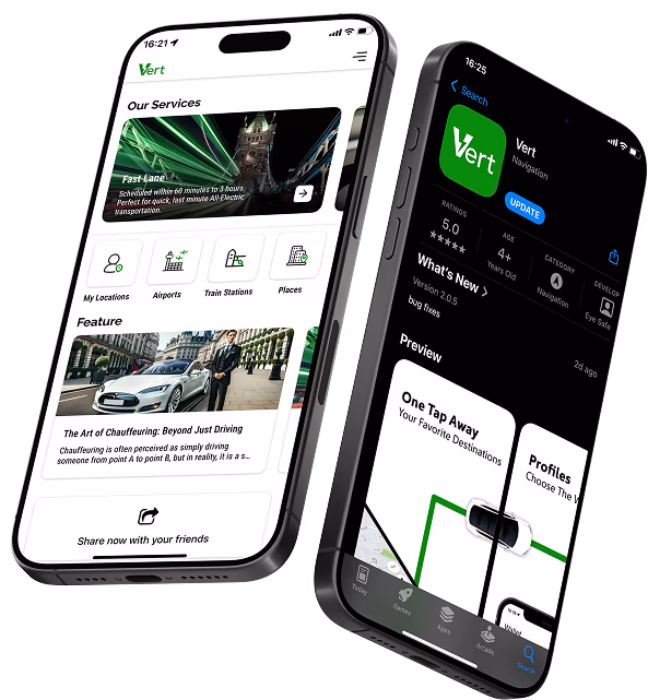 Vert app on mobile phones