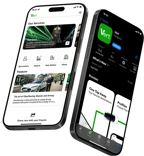 Vert app on mobile phones